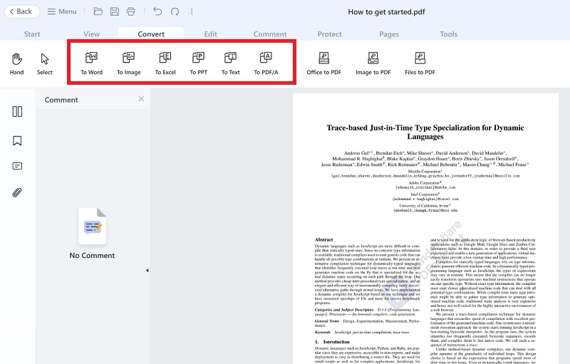 Convert a PDF to Searchable Word