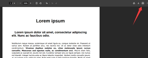 Print the PDF in Google Drive