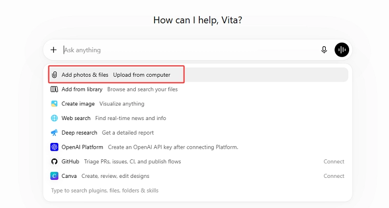 Upload a PDF to ChatGPT