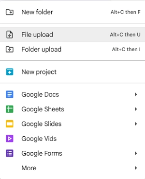 Upload the Password Protected PDF to Google Drive