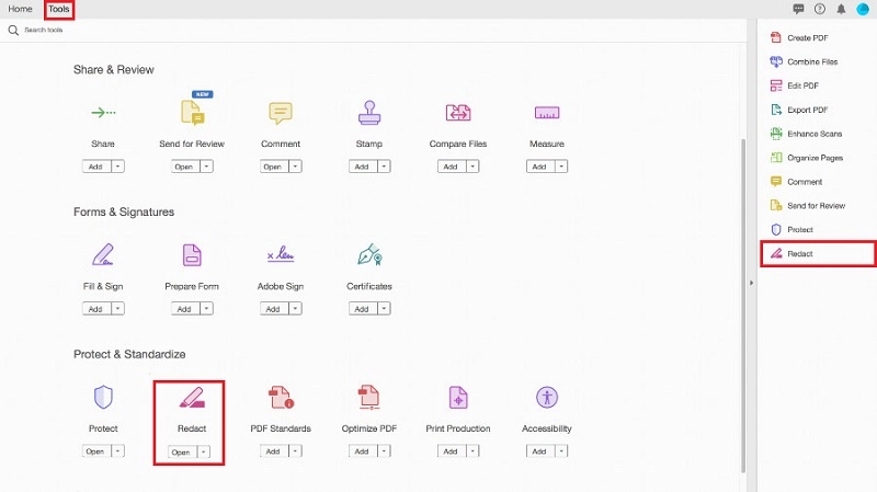 White Out PDF in Acrobat