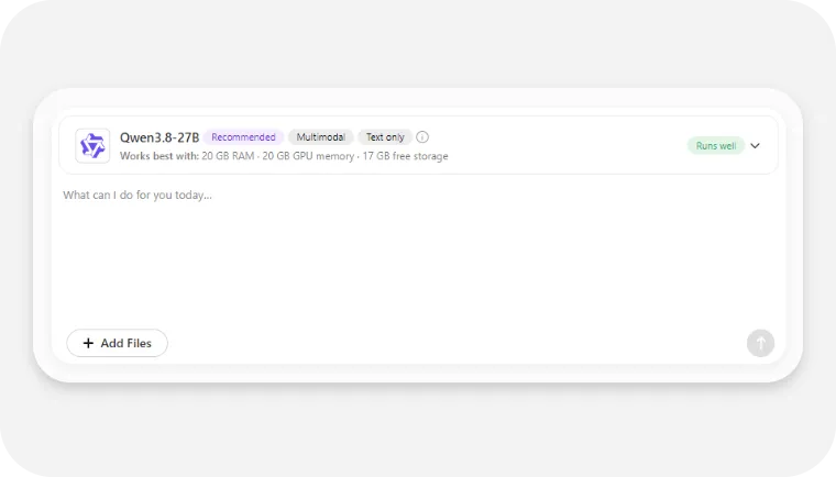 Upload Your File to Local Chat