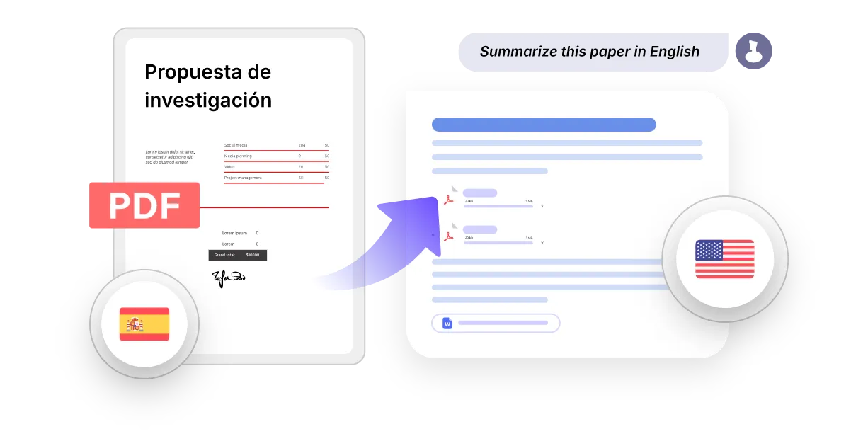 Multi-language AI document agent