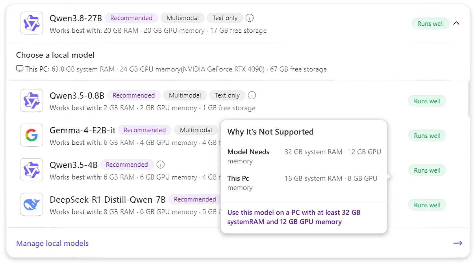 Run Local AI Models on Your Device