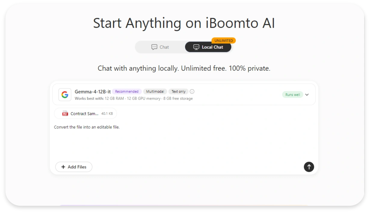 Process Scans with Local AI